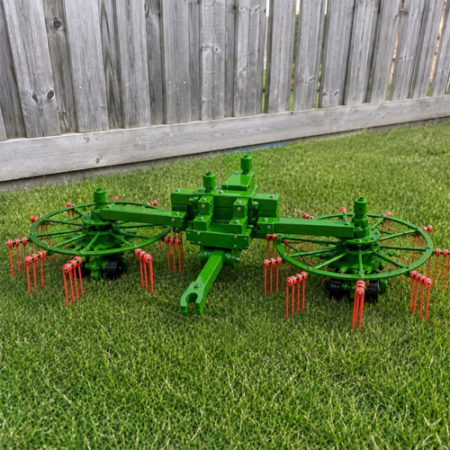 Twin Rotary Rake Attachment