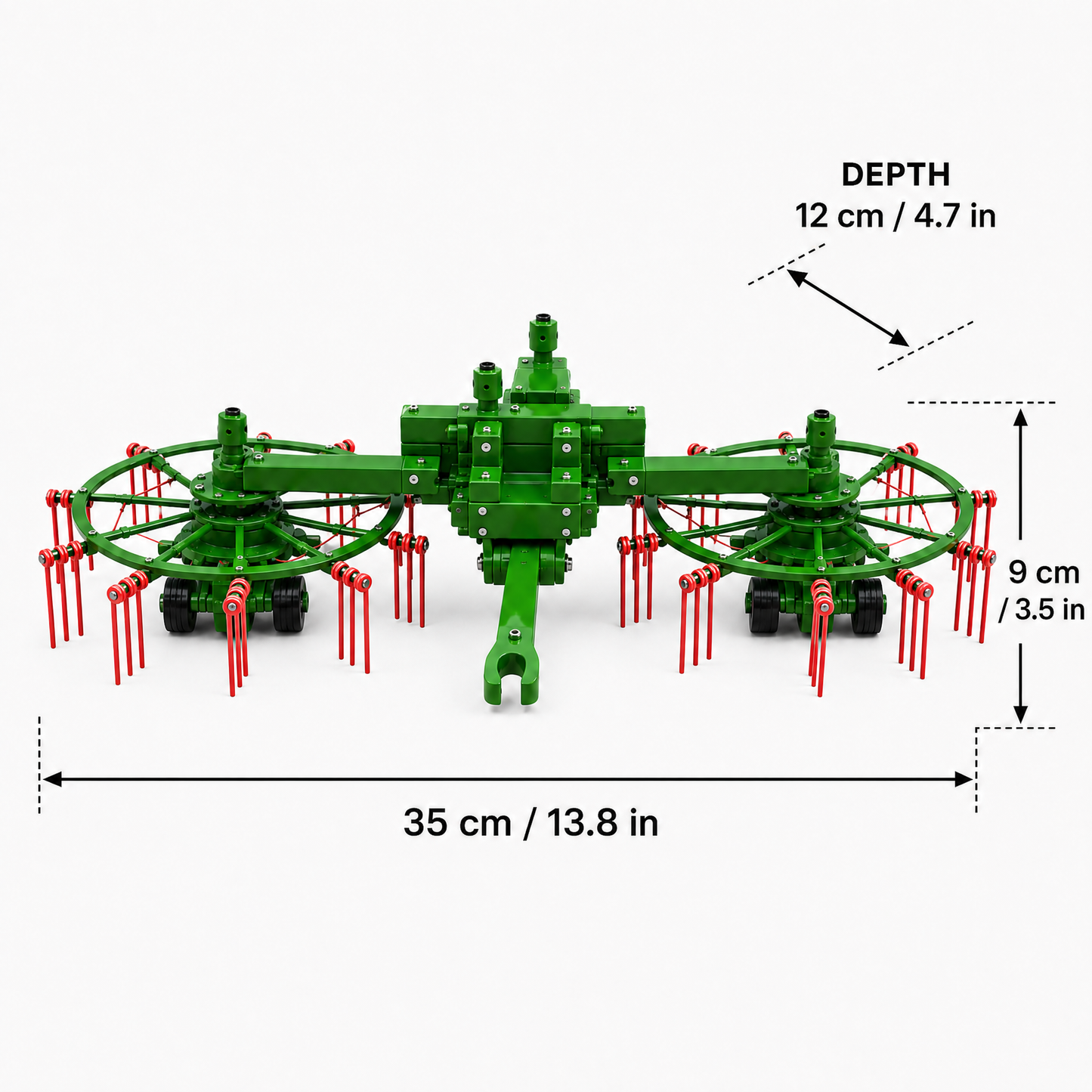 Twin Rotary Rake Attachment